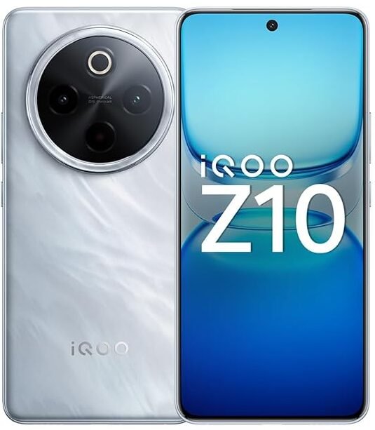 iQOO Z10 5G (Glacier Silver, 8GB RAM, 128GB Stroage) 