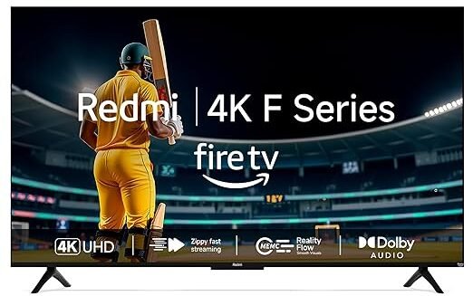 Redmi Xiaomi 138 cm (55 inch) F Series UHD 4K Smart LED Fire TV L55MA-FVIN (Black)