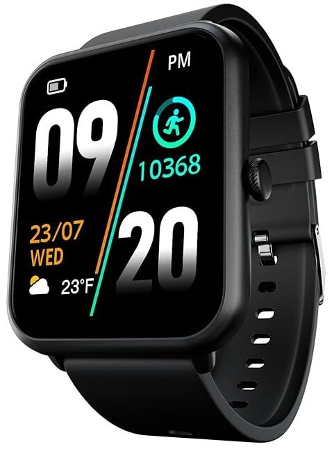 Fire-Boltt Ninja Call Pro Plus Smart Watch 1.83 inch with Bluetooth Calling, AI Voice Assistance, 100 Sports Modes IP67 Rating, 240 * 280 Pixel High Resolution (Black)