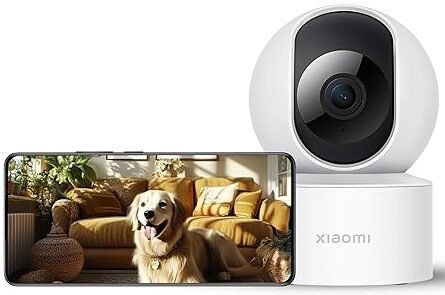 Xiaomi Mi Wireless Home Security Camera 2i | Full HD Picture | 360 View | 2MP CCTV | AI Powered Motion Detection | Enhanced Night Vision| Talk Back Feature (2 Way Calling), 1080p, White