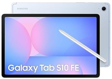 Samsung Galaxy Tab S10 FE, S Pen in-Box, 27.7 cm (10.9 inch) LCD Display, 8 GB RAM, 128 GB Storage, Wi-Fi Tablet, Blue