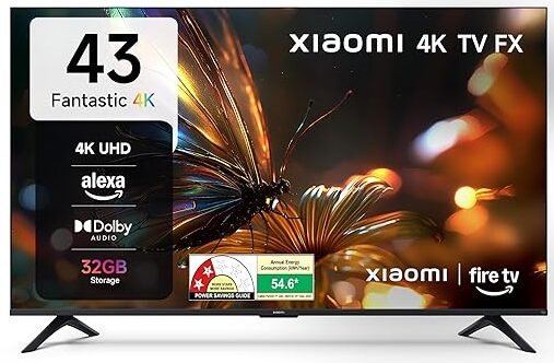 Xiaomi 108 cm (43 inch) FX Ultra HD 4K Smart LED Fire TV L43MB-FIN