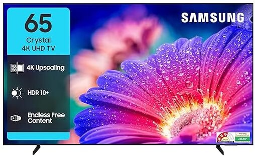 Samsung 163 cm (65 inches) Crystal 4K Vista Ultra HD Smart LED TV UA65UE81AFULXL