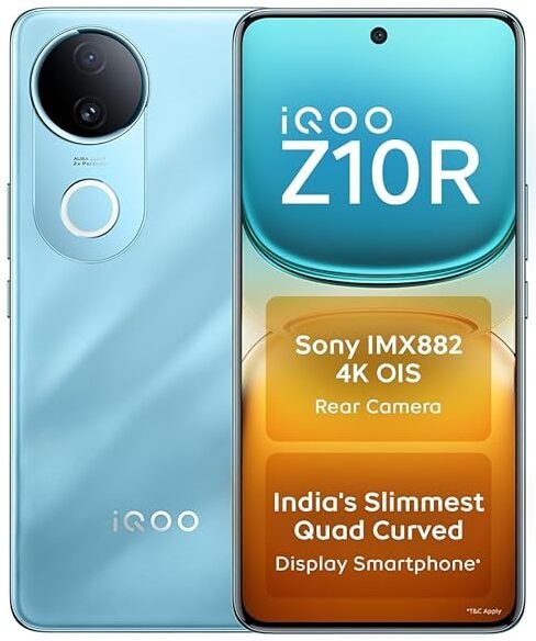QOO Z10R 5G (Aquamarine, 8GB RAM, 128GB Storage) 