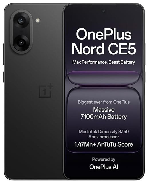 OnePlus Nord CE5 | 12GB + 256GB | Black Infinity