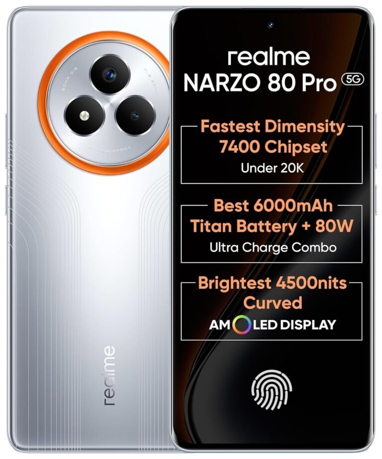 realme NARZO 80 Pro 5G (Speed Silver,8GB+128GB)