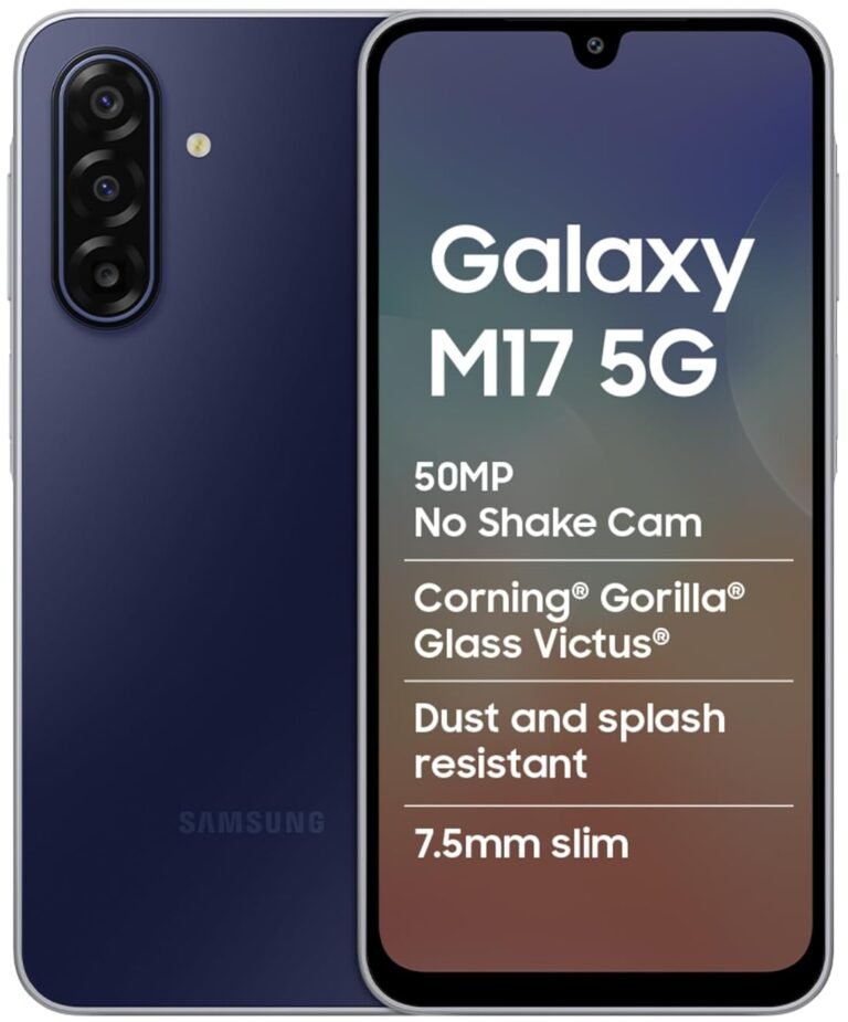 Samsung Galaxy M17 5G (Sapphire Black, 4GB RAM, 128GB Storage)