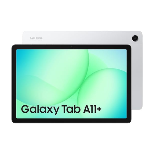 Samsung Galaxy Tab A11+, 6 GB RAM, 128 GB Storage, Wi-Fi Tablet, Silver
