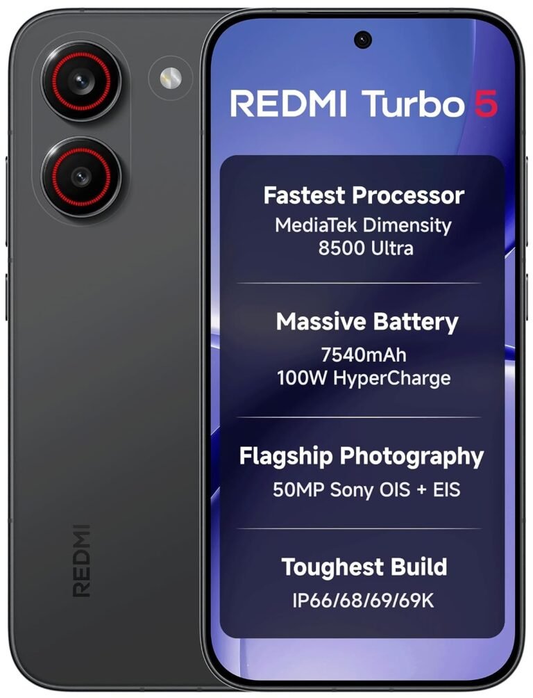 REDMI Turbo 5 (8GB + 256GB) Asphalt Black