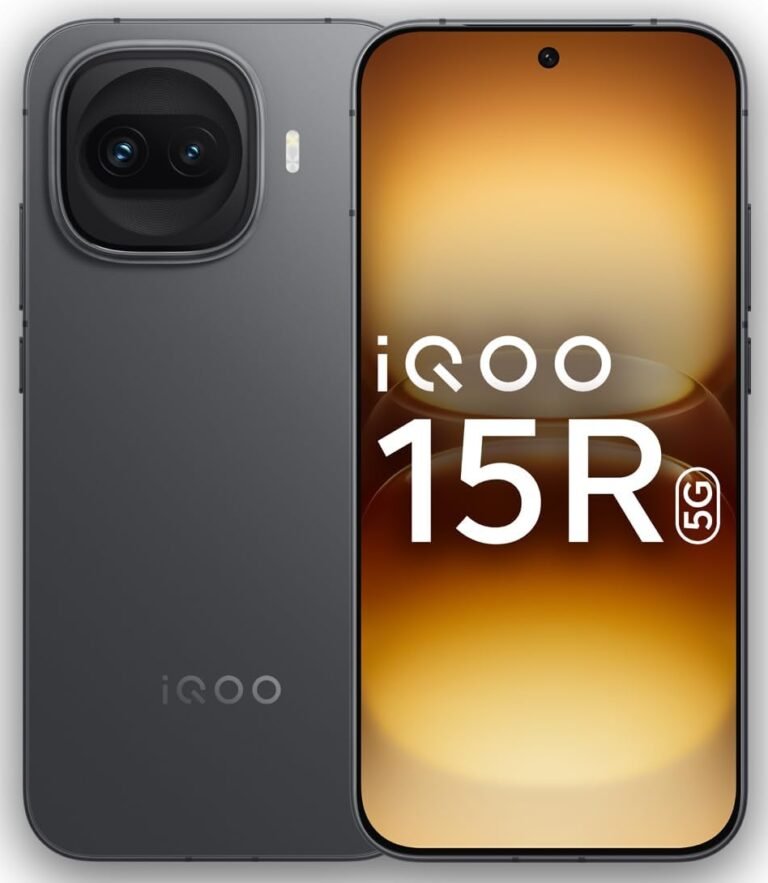 iQOO 15R (Dark Knight, 12GB RAM, 256GB Storage)